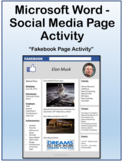 Social Media Page Activity for Teaching Microsoft Word Skills