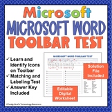 MICROSOFT WORD: Test Over Home Ribbon Toolbar Buttons & Co