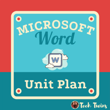 Preview of Microsoft Word Unit Plan