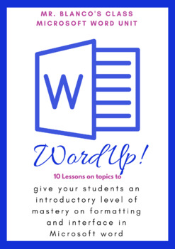 Preview of Microsoft Word Unit " Word Up"