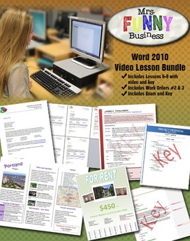 Preview of Microsoft Word 2010 Video Tutorial Bundle - Lessons 6-8