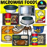 Microwave Foods Clip Art Set {Educlips Clipart}