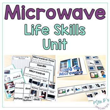 Preview of Microwave Life Skills Unit for Special Education - Functional Academics