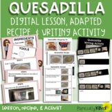 Microwave Quesadilla: Live Lesson, Visual Recipe, and Writing Activity
