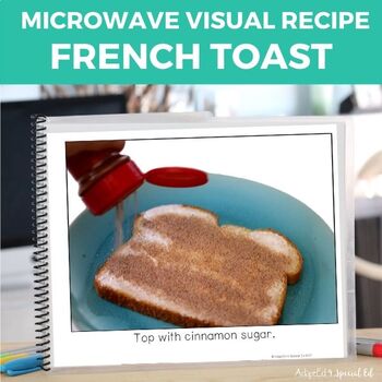 Preview of Microwave Visual Recipe: French Toast Special Education