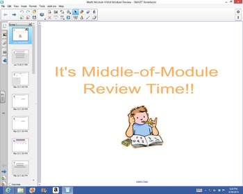 Preview of 1st Grade Common Core Math Mid-Module 4 Review for Test
