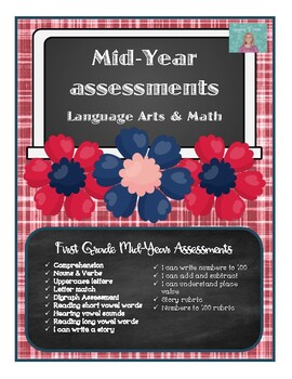 Preview of Mid-Year Assessments (First Grade)