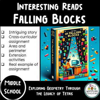 Preview of Middel School Reading Comprehension | The Tale of Falling Blocks