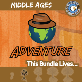 Preview of Middle Age Writing Prompt Bundle - Printable & Digital Activities