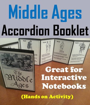 Preview of The Middle Ages Interactive Notebook (Feudal Medieval Europe Activity) Feudalism