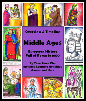 Preview of Middle Ages - Art Activities Supplement by Time Lines Etc.