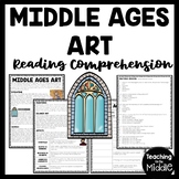 Middle Ages Art Informational Text Reading Comprehension W