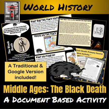 Preview of World History | Middle Ages | The Black Death | A Document Based Activity