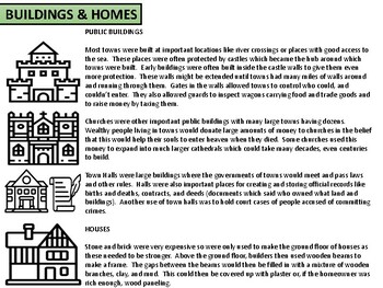 Preview of Middle Ages - Buildings