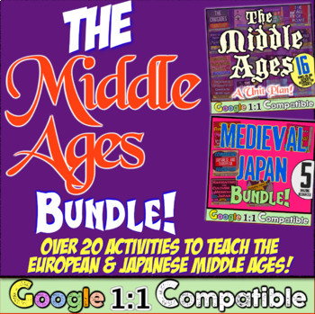 Preview of Middle Ages Bundle | Medieval Europe and Japan | Medieval Times Bundle