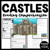 Middle Ages Castles Text Reading Comprehension Worksheet M
