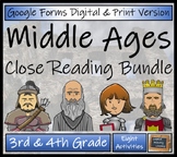 Middle Ages Close Reading Passages | Digital & Print | 3rd