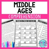 Middle Ages Comprehension Challenge - Close Reading - Medi