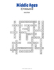 Middle Ages Crossword Puzzle by Puzzles to Print TpT