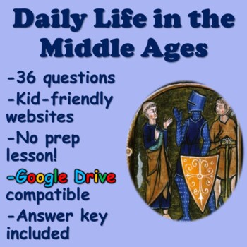 Preview of Middle Ages Daily Life