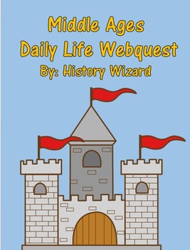 Preview of Middle Ages Daily Life Webquest (Great Lesson Plan)