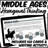 Middle Ages Digital Hexagonal Thinking Activity
