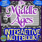Middle Ages Interactive Notebook | Feudalism, Charlemagne,
