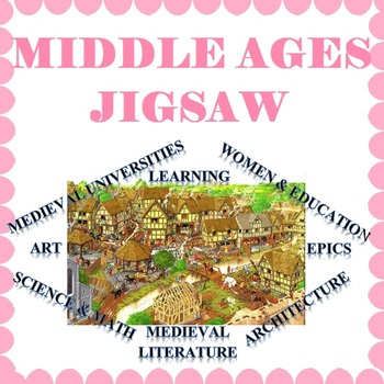 Preview of Middle Ages Jigsaw Activity