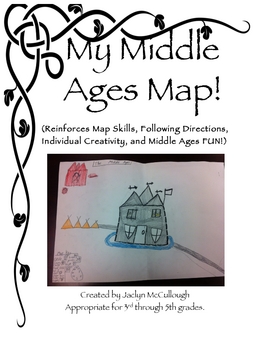 Preview of Middle Ages Map (Student Created Map)