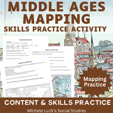 Middle Ages Mapping Activity Europe Geography Analysis