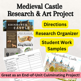 Middle Ages Medieval Castle Informative Flyer Research, Te