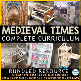 Medieval Times Curriculum Medieval Europe Middle Ages Activities Reading Project
