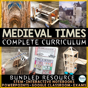 Preview of Middle Ages Curriculum Medieval Times Timeline Maps Activities Europe Feudalism
