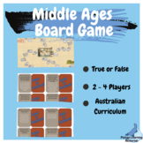 Middle Ages Medieval Year 7 and 8 History Board Game Austr