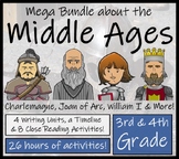 Middle Ages Mega Bundle of Activities | 3rd Grade & 4th Grade