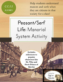 Middle Ages Peasant Life Game- Manors and Serfs