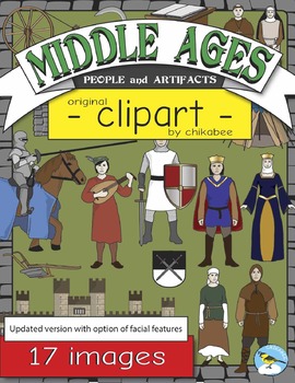 Preview of Middle Ages People and Artifacts Clip Art