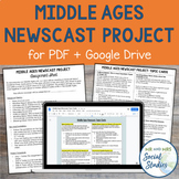 Middle Ages Project | Medieval Times Newscast Project for 