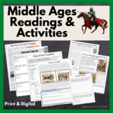 Middle Ages Quick Read Bundle: 8 One Page Readings for Dis