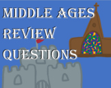 Middle Ages Review Questions - Covering Medieval Era in Europe