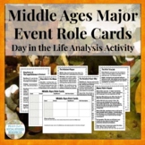 Middle Ages Major Events Role Cards Activity