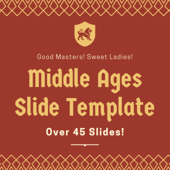 Preview of Middle Ages Slideshow Template: Agenda, Quick Write, Timer, Activities, and More