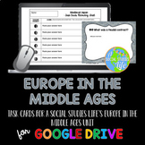 Middle Ages Task Cards DISTANCE LEARNING