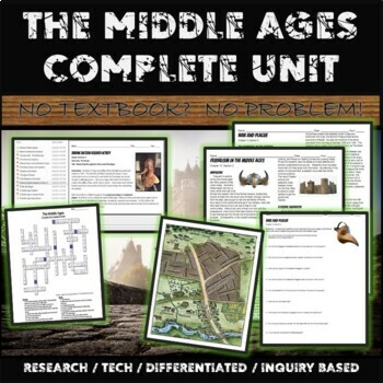 Preview of Middle Ages:  Complete Curriculum Unit Bundle