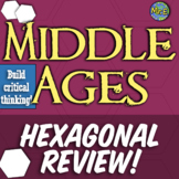 Middle Ages Unit Hexagonal Review to Build Critical Thinking
