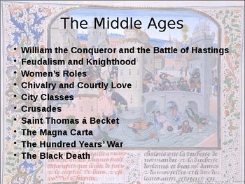middle ages topics for research