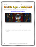 Middle Ages - Webquest with Key (History.com)