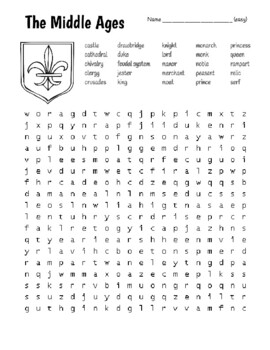 Preview of Middle Ages, William Wallace Quotes, Basic Wordsearch, KEY, Zentangles to Color