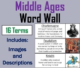 The Middle Ages Word Wall Cards (Medieval Europe: Feudalis