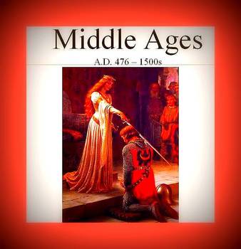 Preview of Middle Ages, medieval times - presentation PDF & Digital for Distance Learning